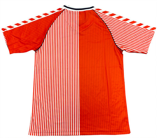 Camiseta Dinamarca Primera Equipación 1986, Rojo y Blanco - Beazl.com