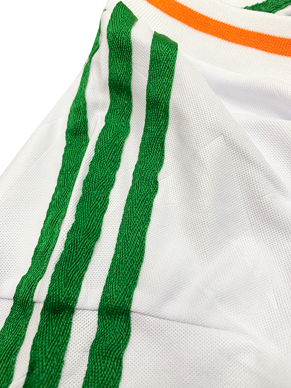Camiseta Irlanda Segunda Equipación 1990, Blanca - Beazl.com
