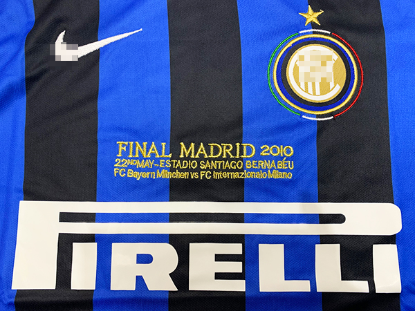 Camiseta Inter de Milán Primera Equipación 2010, Azul y negro - Beazl.com