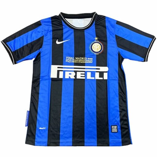 Camiseta Inter de Milán Primera Equipación 2010, Azul y negro - Beazl.com