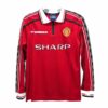 Camiseta Manchester United Primera Equipación 1998 Manga Larga - Beazl.com