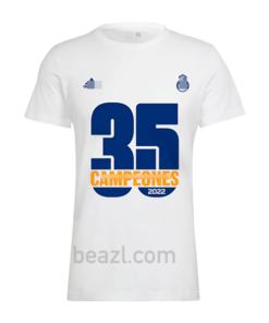 Camiseta Champion 35 Real Madrid 2022 Blanca
