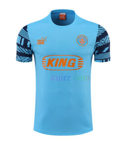 Camiseta de Entrenamiento Manchester City 2022/23 Kit Azul