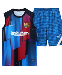 Camiseta de Entrenamiento Barcelona 2022/23 Sin Mangas Kit Azul