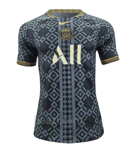 Camiseta de Entrenamiento PSG 2022/23 Versión Jugador Negra Dorada