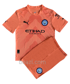 Camiseta Manchester City Guardameta 2022/23 Niño