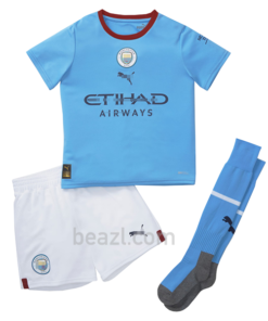 Camiseta Manchester City 1ª Equipación 2022/23 Niño