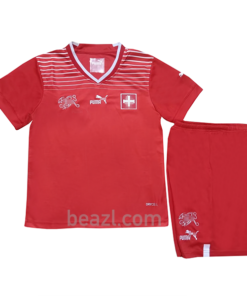 Camiseta Suiza 1ª Equipación 2022 Niño