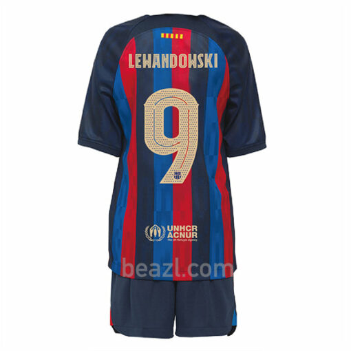 Camiseta Barça 1ª Equipación 2022/23 Niño Lewandowski - Beazl.com