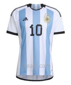 Camiseta Argentina 1ª Equipación 2022 Messi 10