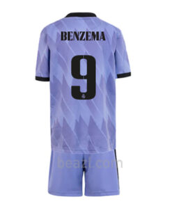 Camiseta Real Madrid 2ª Equipación 2022/23 Niño Benzema 9