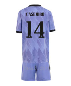 Camiseta Real Madrid 2ª Equipación 2022/23 Niño Casemiro 14