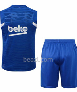 Camiseta de Entrenamiento Barça 2022/23 Kit Sin Mangas Azul