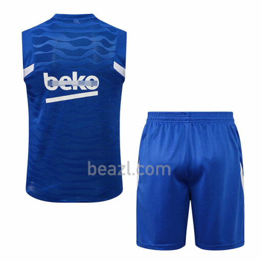 Camiseta de Entrenamiento Barça 2022/23 Kit Sin Mangas Azul
