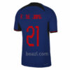 Camiseta De Jong Países Bajos 2ª Equipación 2022/23 - Beazl.com