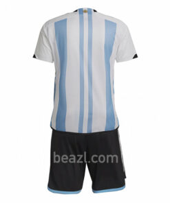Camiseta Argentina de 3 Estrellas Primera Equipación 2022/23 Niño - Beazl.com