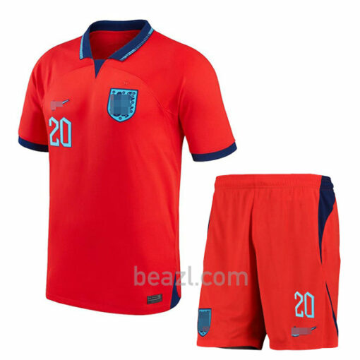 Camiseta Inglaterra de Foden 2ª Equipación 2022/23 Niño - Beazl.com