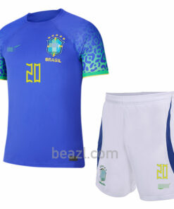 Vini JR Camiseta Brasil 2ª Equipación 2022/23 Niño - Beazl.com
