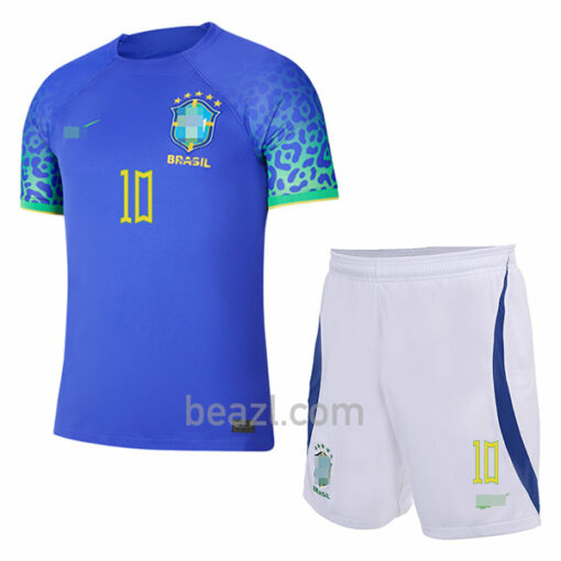 Camiseta de Neymar Brasil 2ª Equipación 2022/23 Niño - Beazl.com