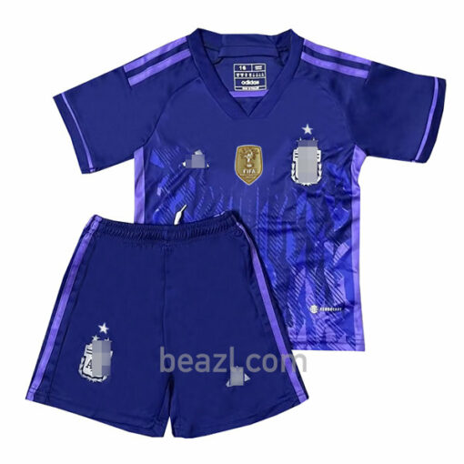 Camiseta Argentina de 3 Estrellas Segunda Equipación 2022/23 Niño - Beazl.com