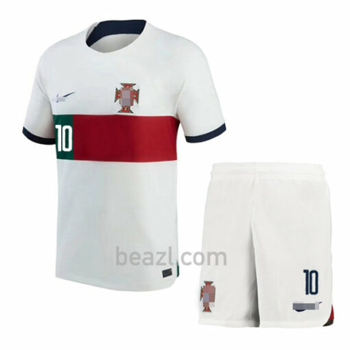 Camiseta de Bernardo Silva Portugal 2ª Equipación 2022/23 Niño - Beazl.com