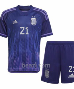 Dybala Camiseta Argentina 2ª Equipación 2022 Niño - Beazl.com