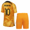 Camiseta Países Bajos de Memphis 1ª Equipación 2022/23 Niño - Beazl.com