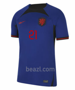 Camiseta De Jong Países Bajos 2ª Equipación 2022/23 - Beazl.com