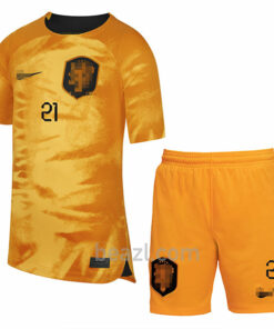 Camiseta De Jong Países Bajos 1ª Equipación 2022/23 Niño - Beazl.com
