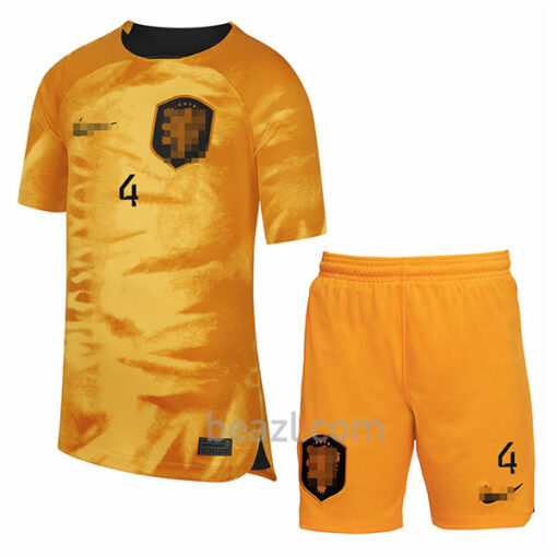 Camiseta de Virgil Países Bajos 1ª Equipación 2022/23 Niño - Beazl.com